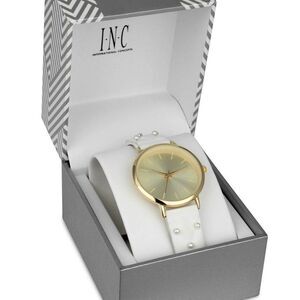 White Faux Pearl Accent Watch  - NWOT